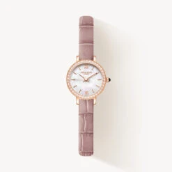 Mother-of-Pearl Watch With Zircon