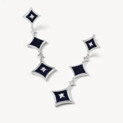 Blue Sandstone Chain Earring -Jewelry Shop 2 5 3