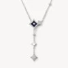 Blue Sandstone Chain Necklace -Jewelry Shop 50104 1 2