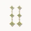Aventurine Chain Earring -Jewelry Shop 60013 1 3