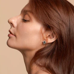 Blue Sandstone Earring -Jewelry Shop 60101 1