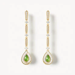 Aventurine Chain Earring