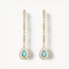 Turquoise Chain Earring -Jewelry Shop 60305 1