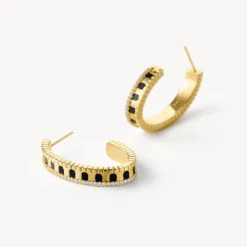 Black Onyx Earring -Jewelry Shop 60506 2 2