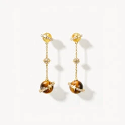 Tiger's Eye Earring