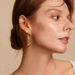 Tiger's Eye Earring -Jewelry Shop 60615 2