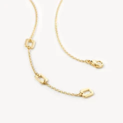 Arch Mother-of-Pearl Necklace -Jewelry Shop ArchWhite Mother of PearlNecklace3 1