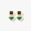 Gallery Malachite Earring -Jewelry Shop ershi 1 1