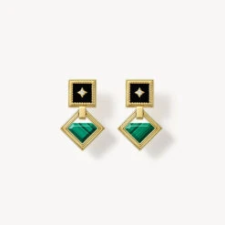 Gallery Malachite Earring