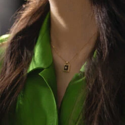 Gallery Black Onyx Necklace -Jewelry Shop zhu4